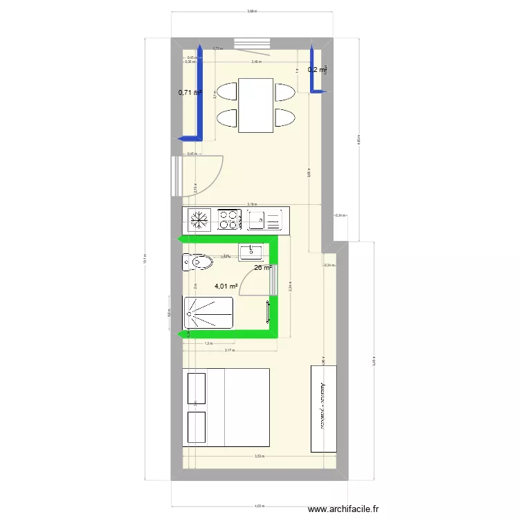 Studio 01.26. Plan de 