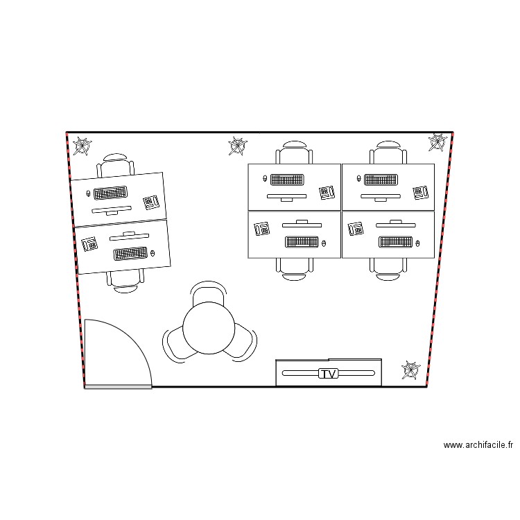 Bureau MSC Malakof Remix. Plan de 0 pièce et 0 m2