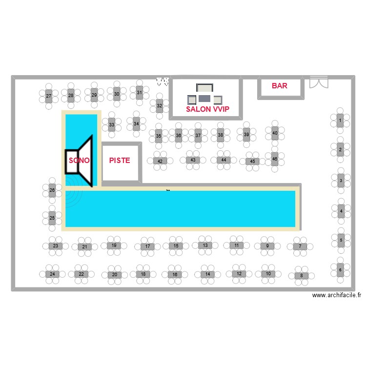 WATER ZONE77. Plan de 3 pièces et 423 m2