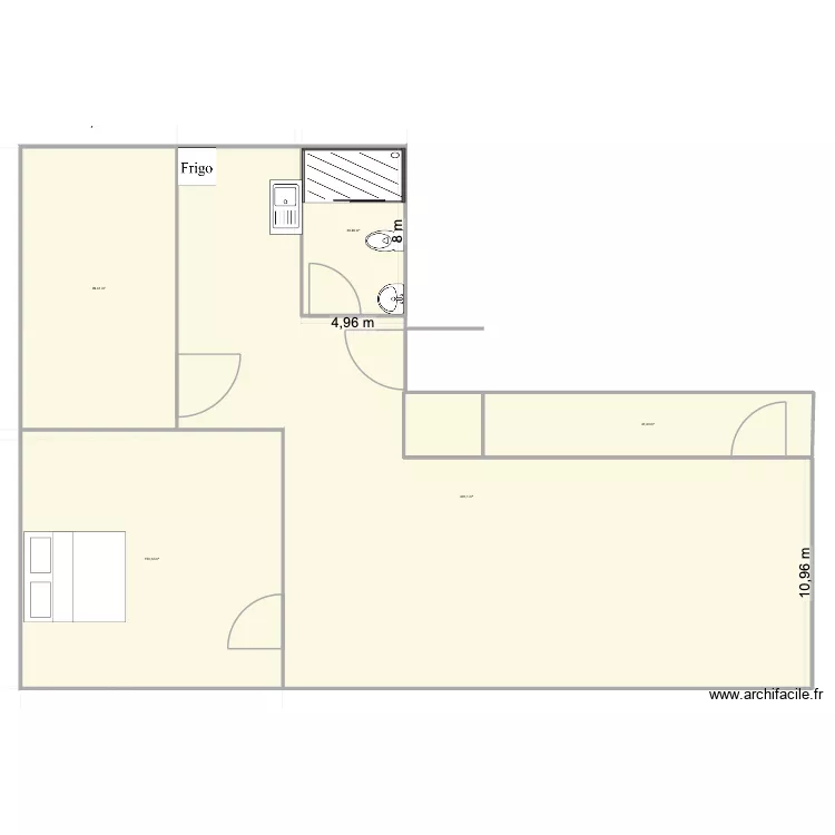 Hagerstown. Plan de 5  et 740 m²