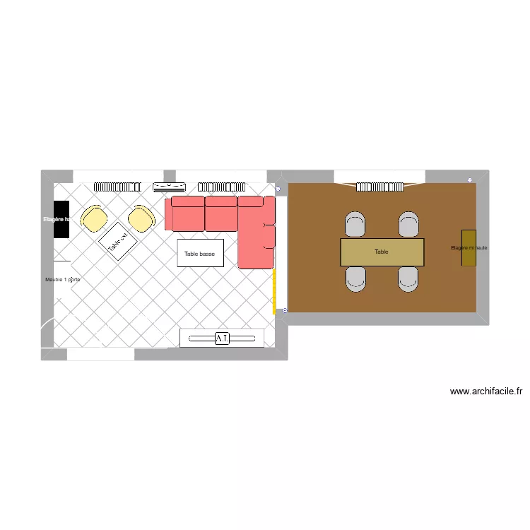 M & K. Plan de 2 et 27 m² M & K. Plan de 2 et 27 m²