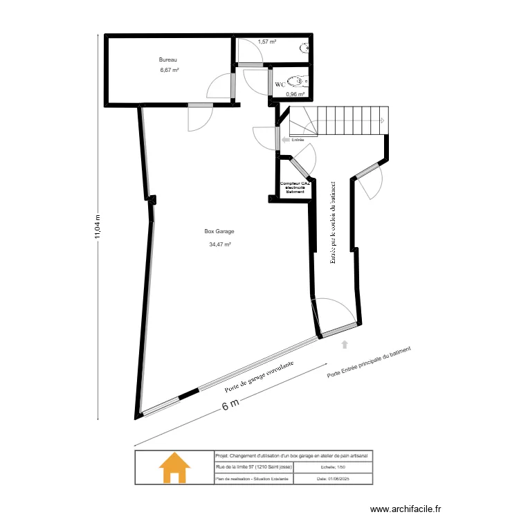 Plan Realisation Existante. Plan de Plan Realisation Existante. Plan de