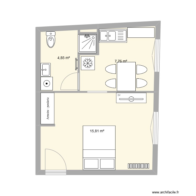 Lazaristes. Plan de 0 pièce et 0 m2