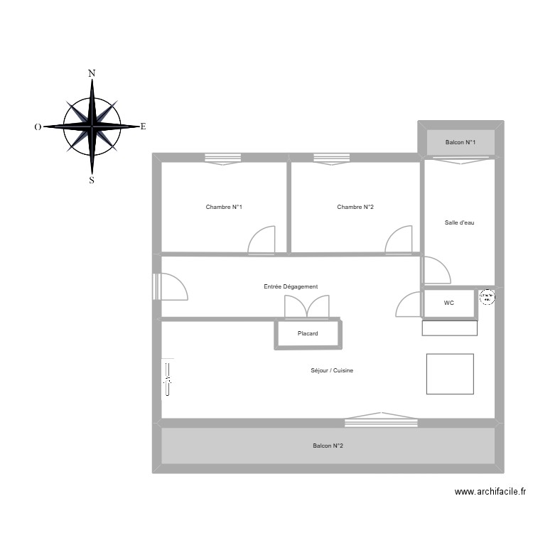 Burg 50278. Plan de 9 pièces et 87 m2