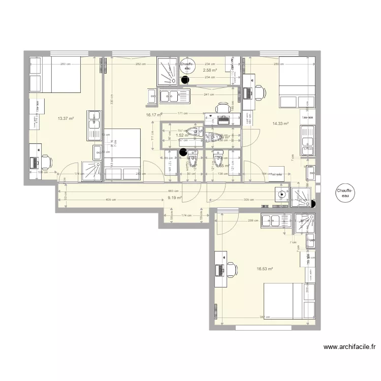 RICHELIEU VF1. Plan de 
