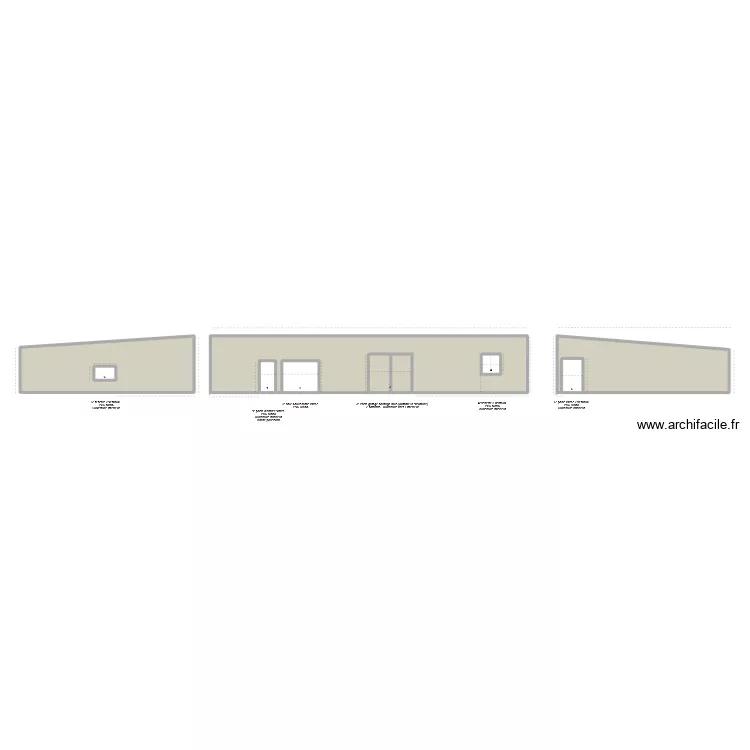 hangar 3. Plan de 10  et 140 m²