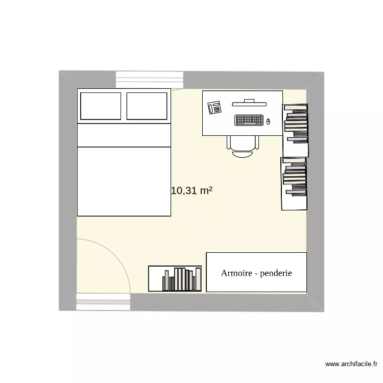chambre 2. Plan de chambre 2. Plan de