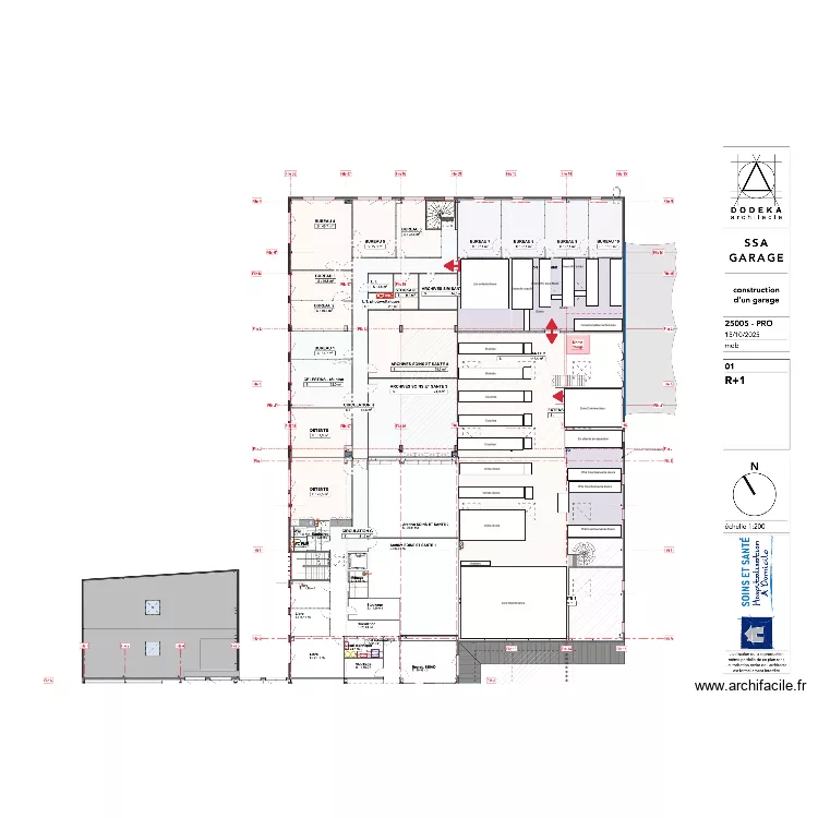 SIM SANTE R+1 v1. Plan de 