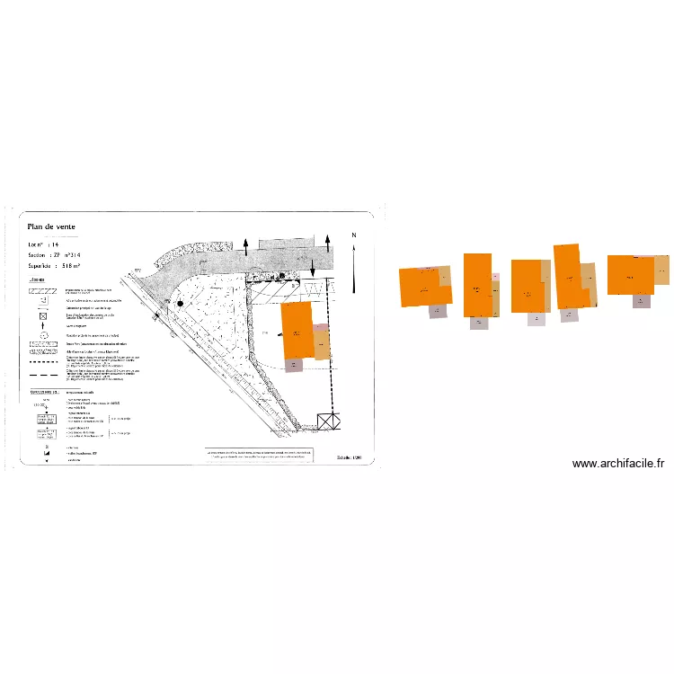 PSLA Lot 14 Sérigné. Plan de PSLA Lot 14 Sérigné. Plan de