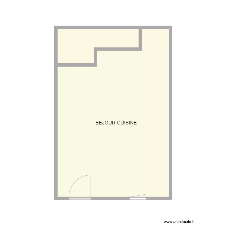 CLARENSAC 1ER. Plan de 2  et 25 m²