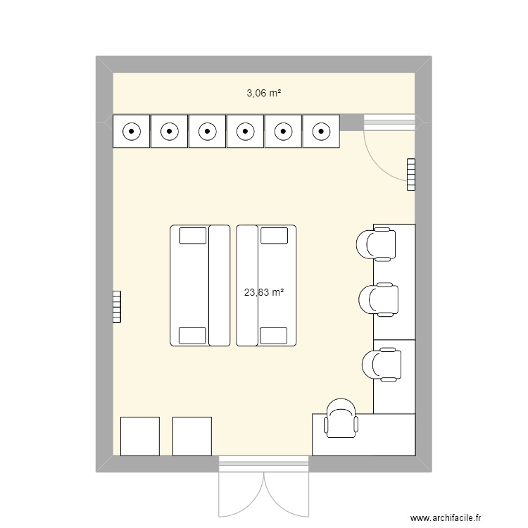 laverie. Plan de 0 pièce et 0 m2