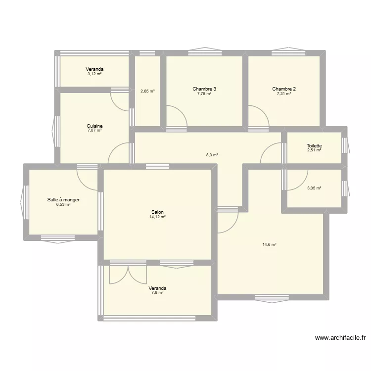 Plan masiani. Plan de 12 et 85 m² Plan masiani. Plan de 12 et 85 m²