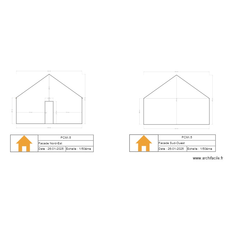 PCMI5 FACADE640. Plan de 0 pièce et 0 m2