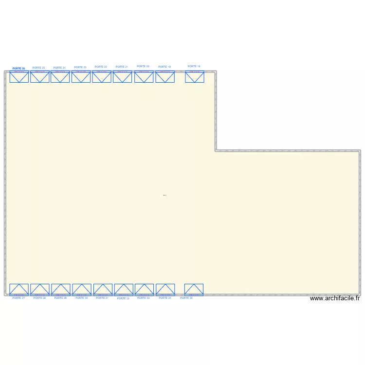 B&acirc;timent L'Assomption. Plan de 