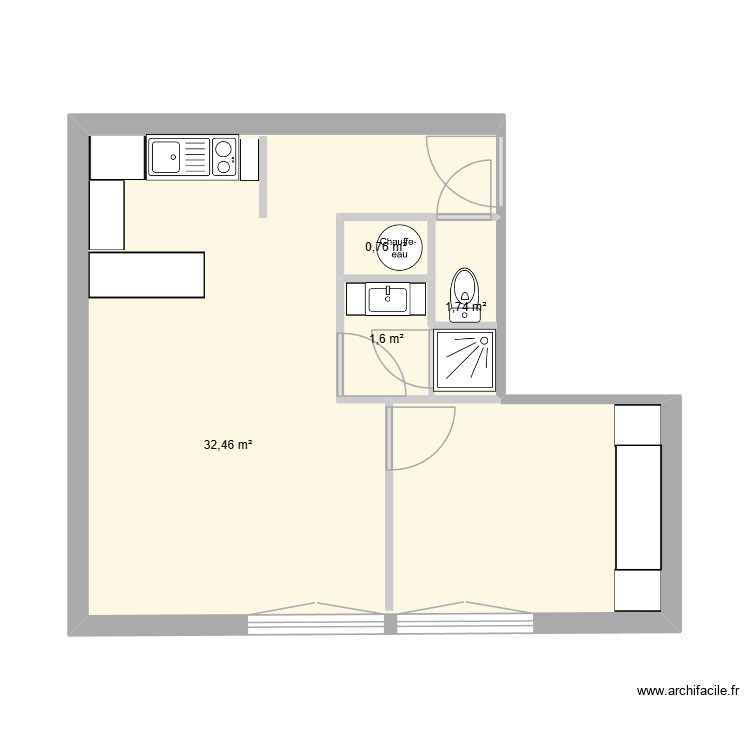 T2  44400 Rez&eacute;. Plan de 0 pièce et 0 m2