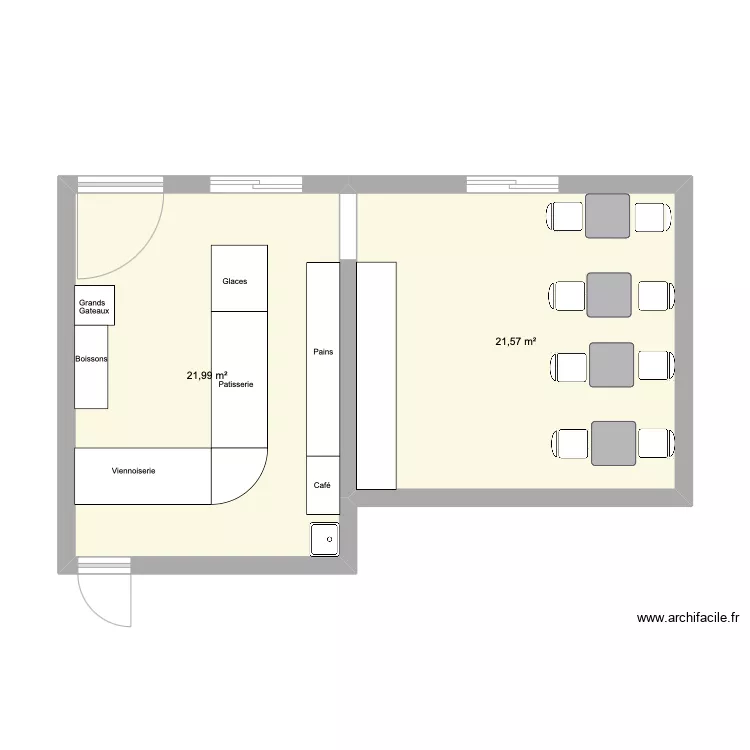 Patisserie.. Plan de 