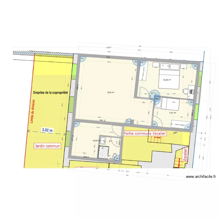 18gribo_interieur4. Plan de 4 Pièces et 55 m² 18gribo_interieur4. Plan de 4 Pièces et 55 m²