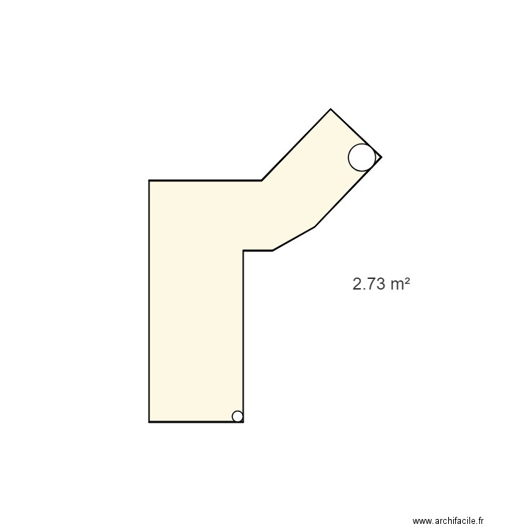 Plan Travail Cuisine Ax. Plan de 1 pièce et 3 m2