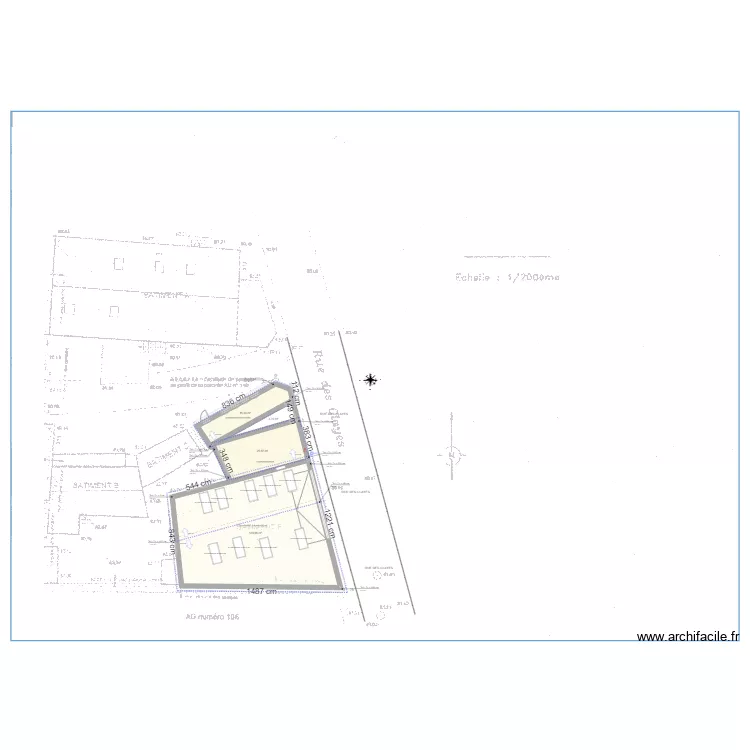 calque geometre. Plan de calque geometre. Plan de