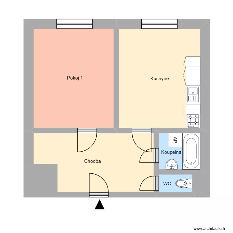 U Stromovky 342, byt 11. Plan de 11 pièces et 166 m²