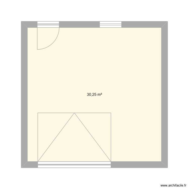 Garage. Plan de 0 pièce et 0 m2
