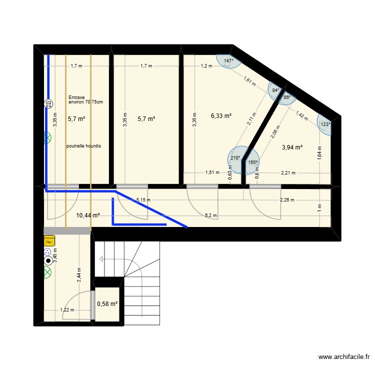 Plan cave SDC Paul vaillant couturier. Plan de 0 pièce et 0 m2