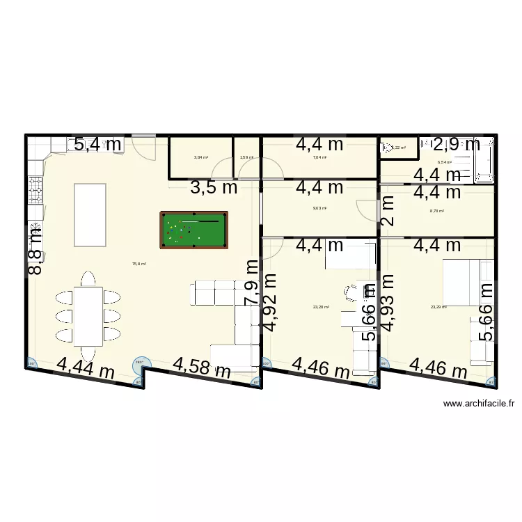 Vieuw Talay Solution 2. Plan de 