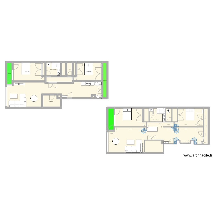 standing 15b. Plan de 26 pièces et 189 m2