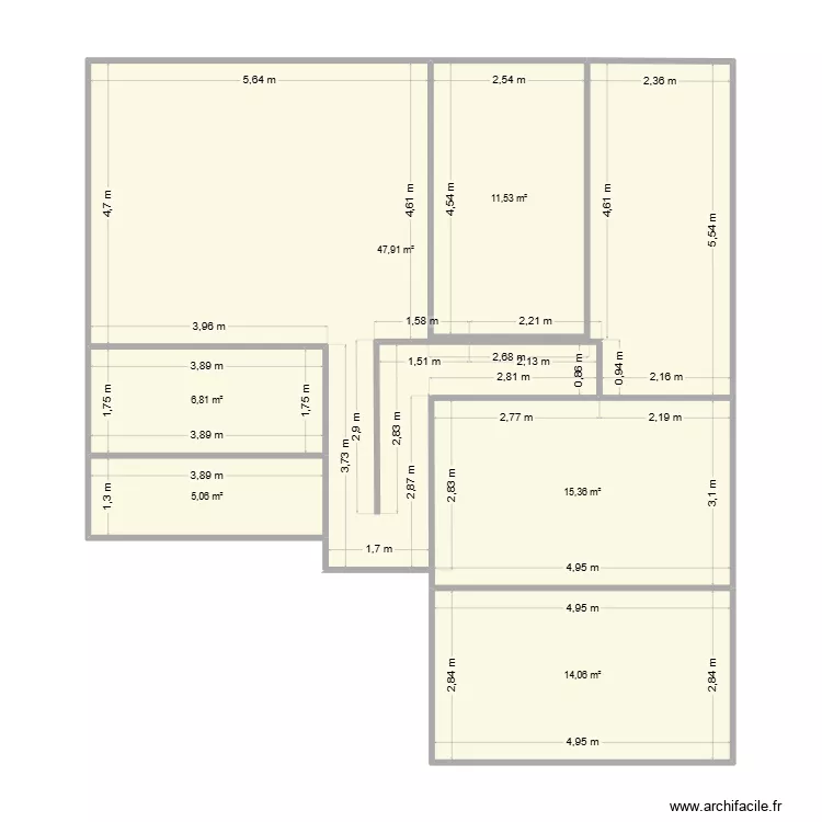 CHARLEVAL RDC. Plan de 6 et 101 m² CHARLEVAL RDC. Plan de 6 et 101 m²
