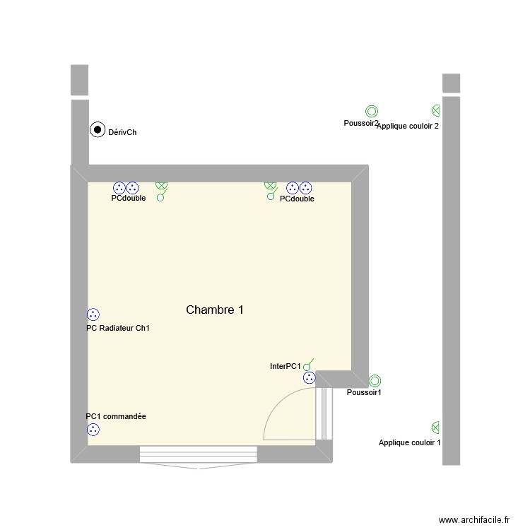 LeBaizil-Ch1. Plan de 1 pièce et 16 m2