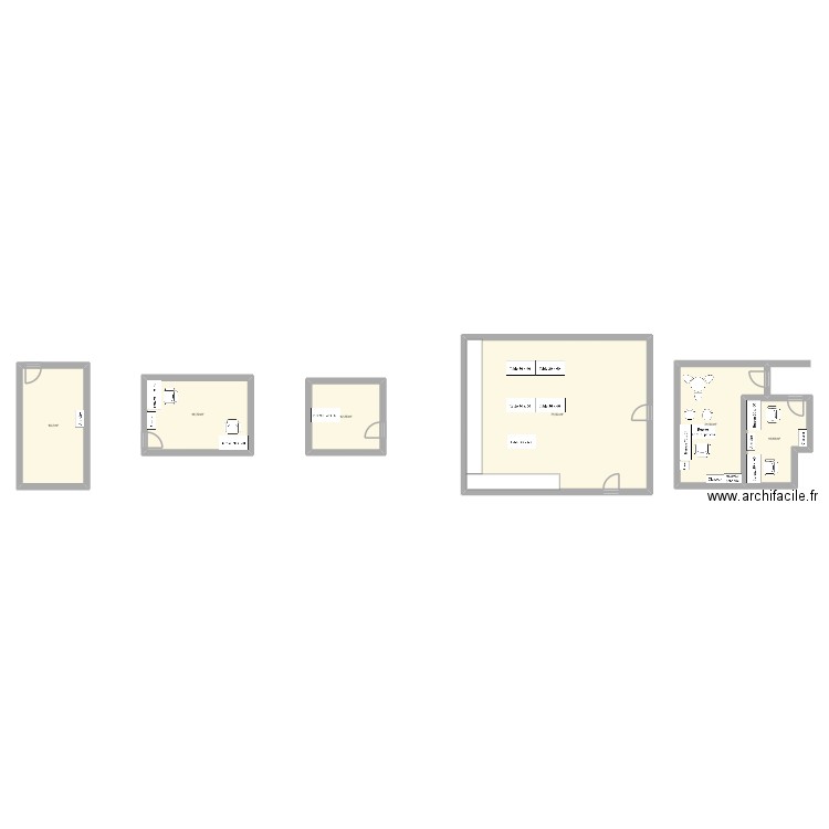 Bureau - Outremont. Plan de 6 pièces et 155 m2