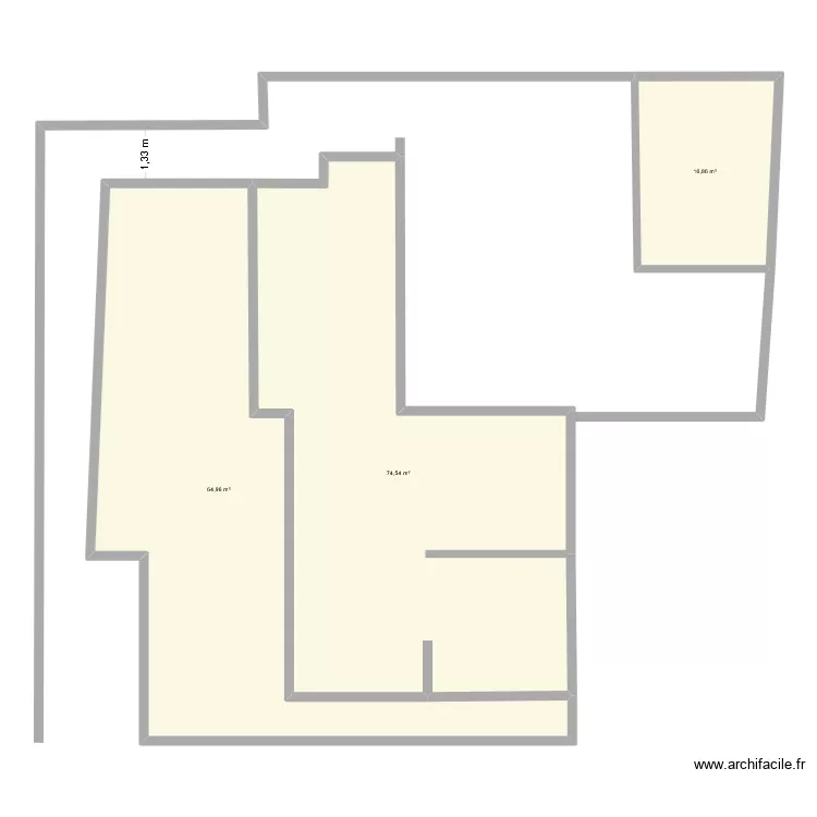 RAMPUTH. Plan de 3 et 156 m² RAMPUTH. Plan de 3 et 156 m²