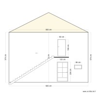 pignon sud avant travaux 