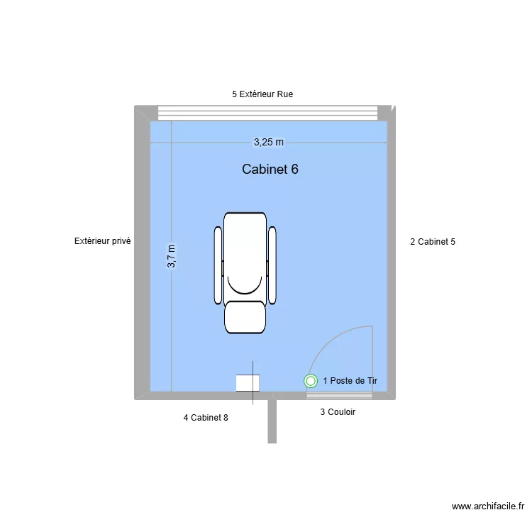 50682 Cabinet 6. Plan de 1 et 12 m² 50682 Cabinet 6. Plan de 1 et 12 m²