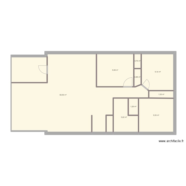 TAUTY pieces. Plan de 0 pièce et 0 m2