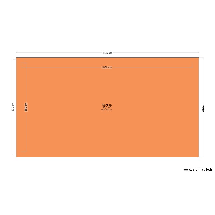 garage. Plan de 0 pièce et 0 m2