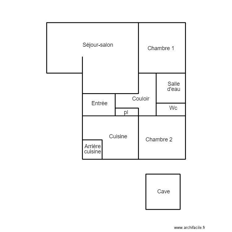 QUIMPER ANDRE STANG AR CHOAT. Plan de 10 pièces et 31 m2