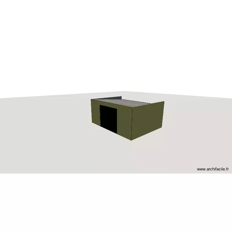 garage bis. Plan de 1  et 44 m²