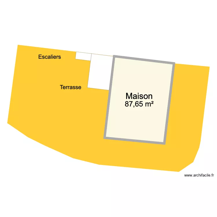 plan cadastral avec emprise. Plan de 