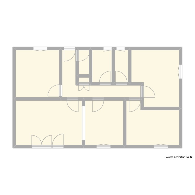 SIMONNET - ST PIERRE DU VAUVRAY. Plan de 0 pièce et 0 m2
