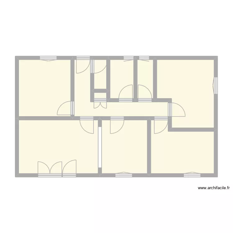 SIMONNET - ST PIERRE DU VAUVRAY. Plan de 13  et 142 m²