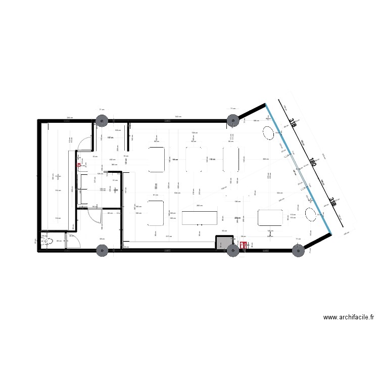 EURALILLE 2. Plan de 1 pièce et 13 m2