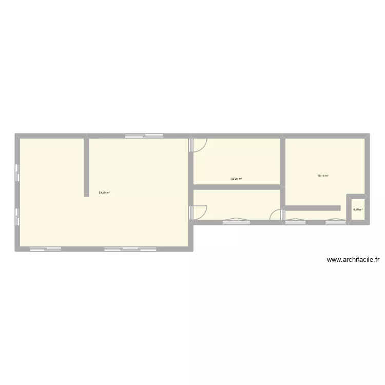 R-C. Plan de 4 et 102 m² R-C. Plan de 4 et 102 m²