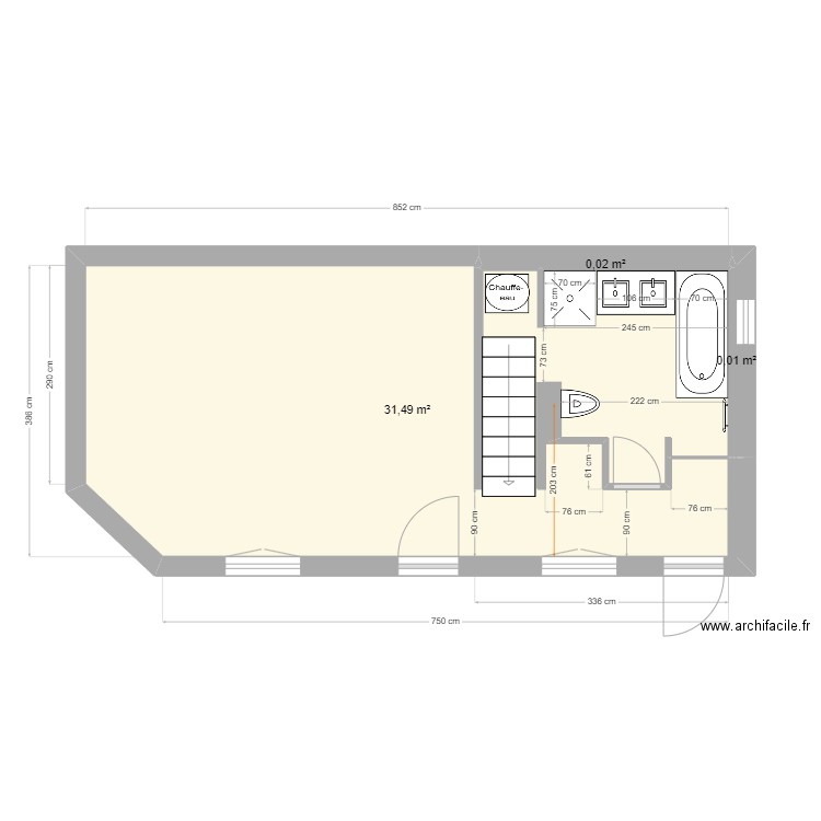 Caroline_RDC. Plan de 0 pièce et 0 m2