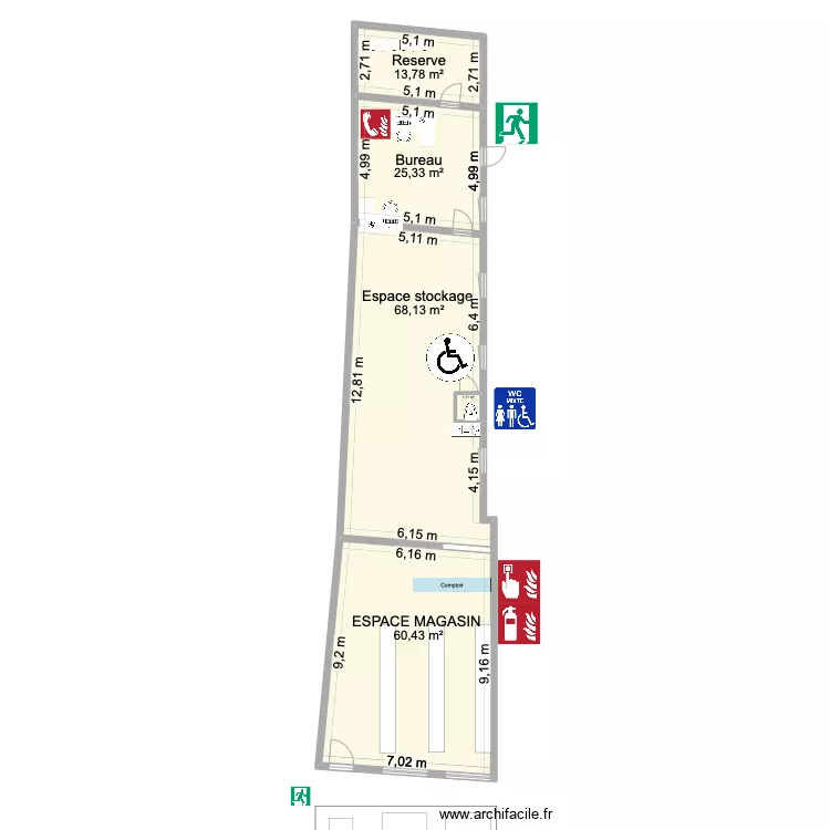 erp VIEUX THANN. Plan de 