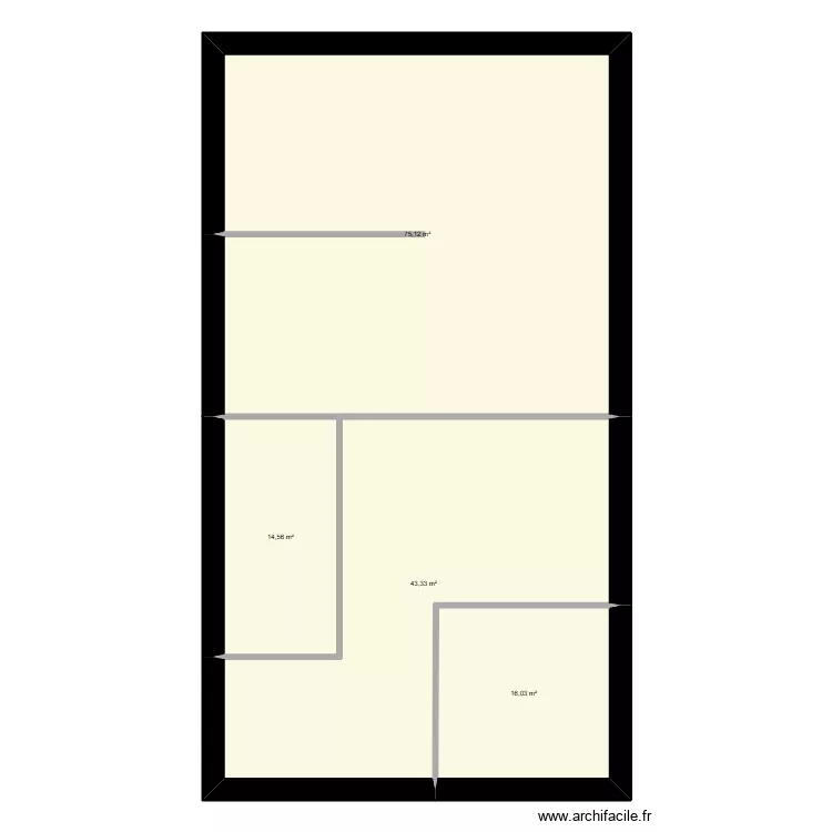 MAISON 6 R+1. Plan de 4  et 149 m²