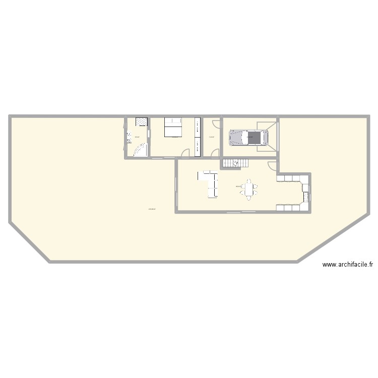 Plan terrain 100 Les Libérateurs. Plan de 6 pièces et 494 m2