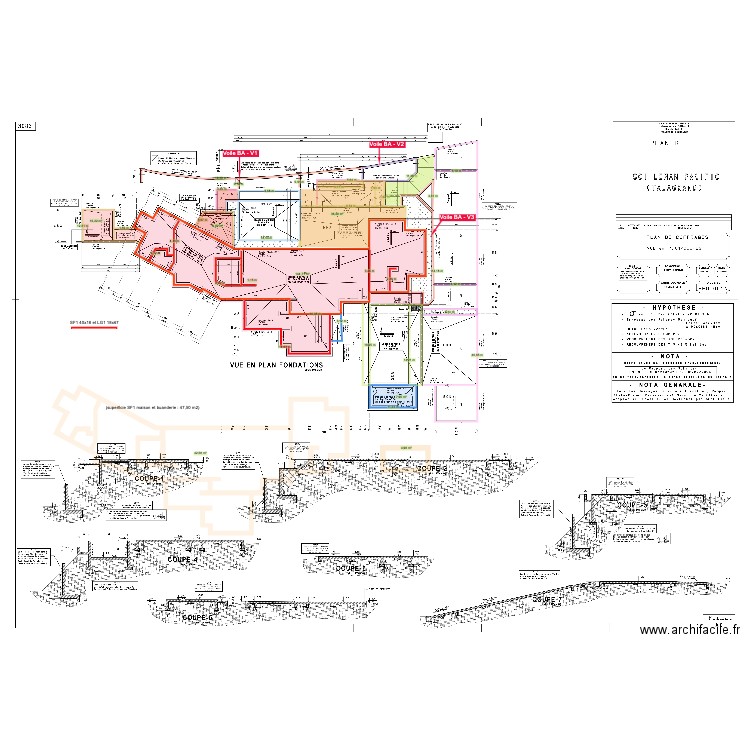 SUPERFICIE DALLAGE. Plan de 0 pièce et 0 m2
