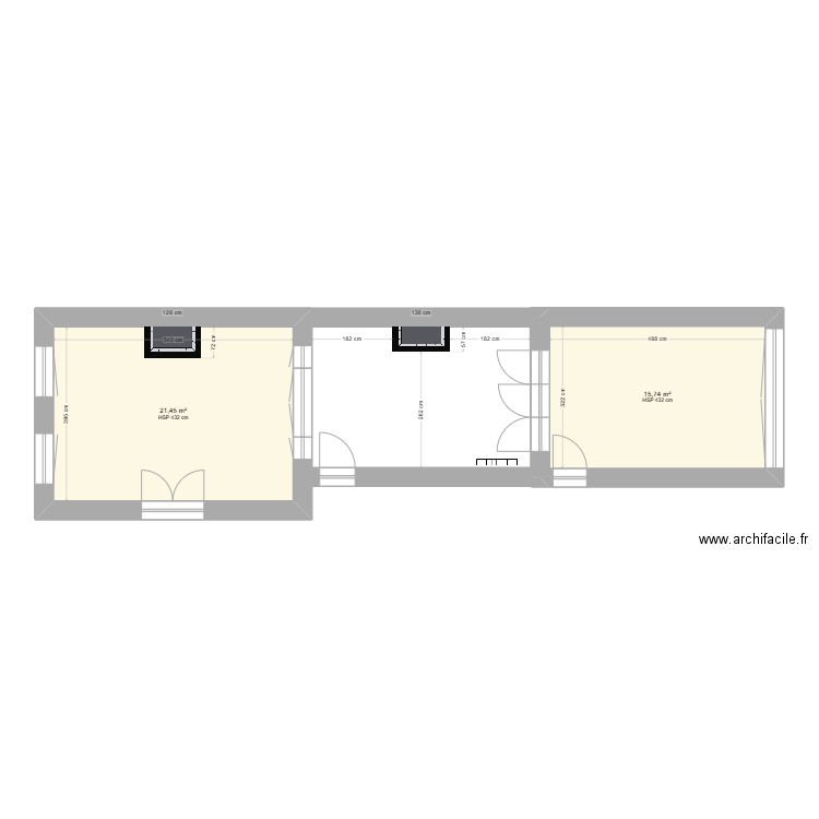CP RdC. Plan de 0 pièce et 0 m2