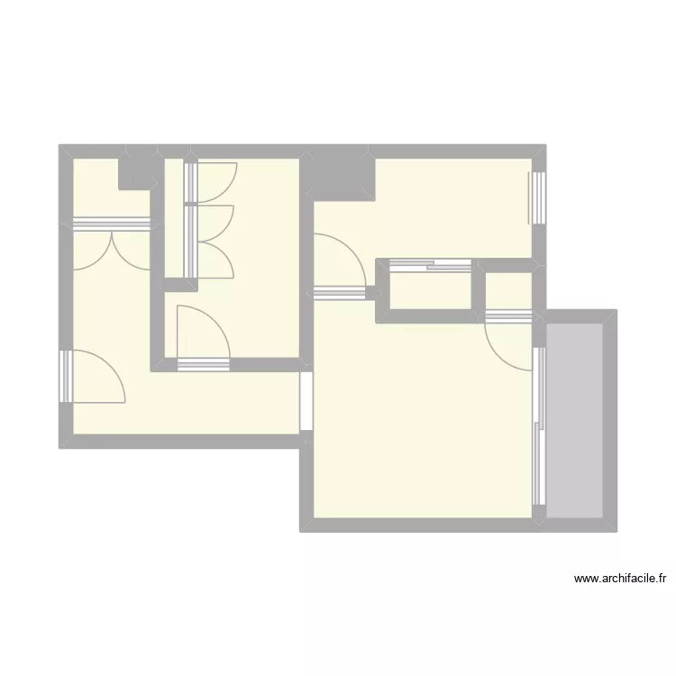 GARCIA - ROUEN. Plan de 11 et 32 m² GARCIA - ROUEN. Plan de 11 et 32 m²